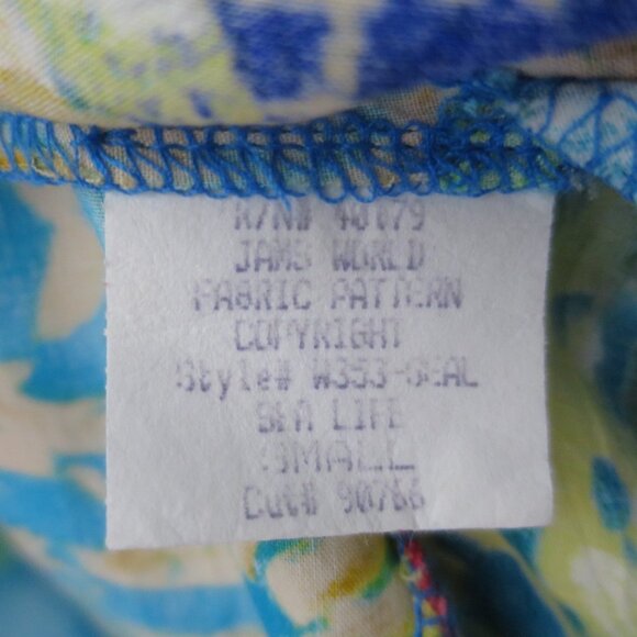 Jams World Button Front Dress 'Sea Life' Print Size S - Picture 9 of 10